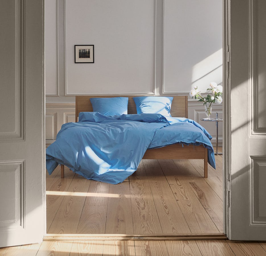 PERCALE Bed Linen Bright Blue Interior 02 935X900px