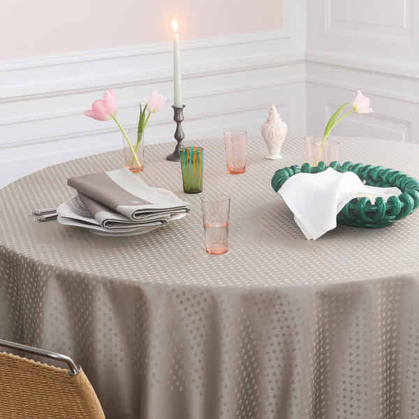 Runde Tischdecke Ikat Schneeflocken Chevron – Wasserdicht, 150 Cm, Polyester, Für Hochzeit, Party & Täglichen Gebrauch